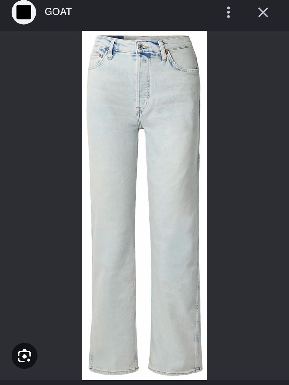 Re/Done 90s High Rise Loose Jeans in Vaporwave